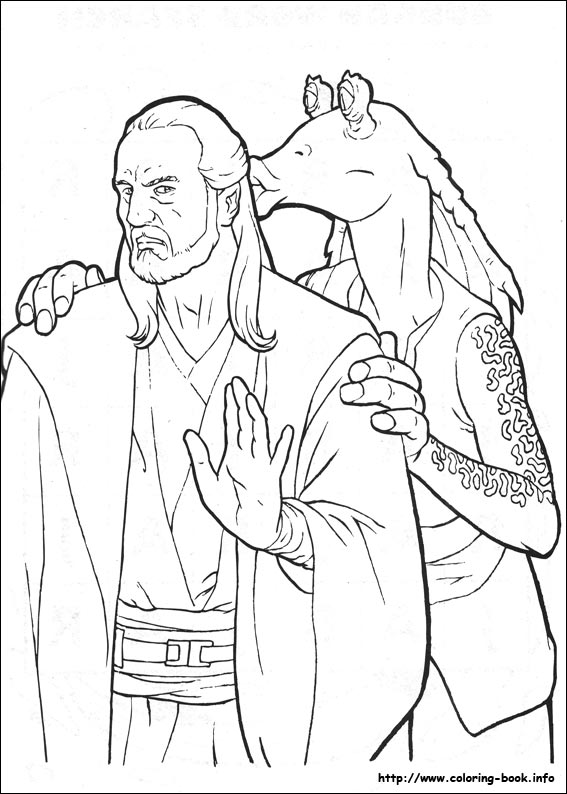 Star Wars coloring picture